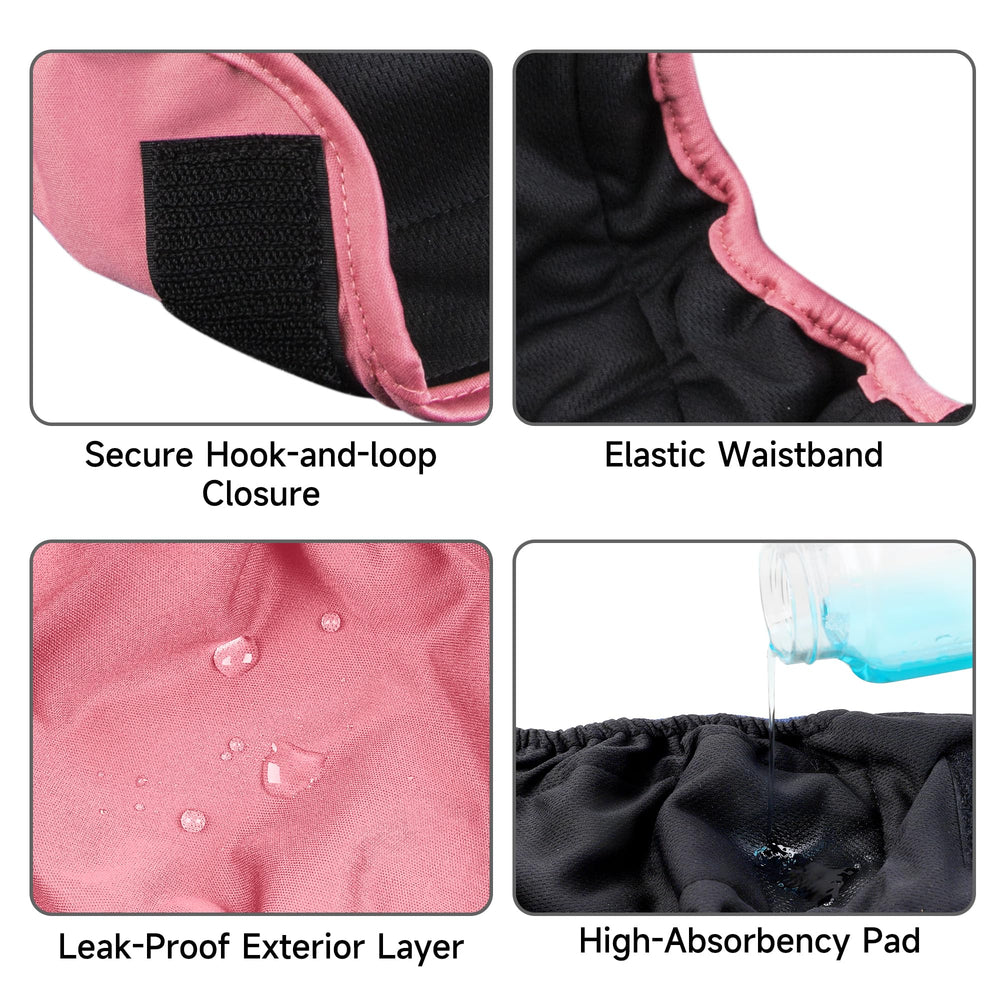 Paw Legend breathable waterproof diaper with secure closures for confident wear.
