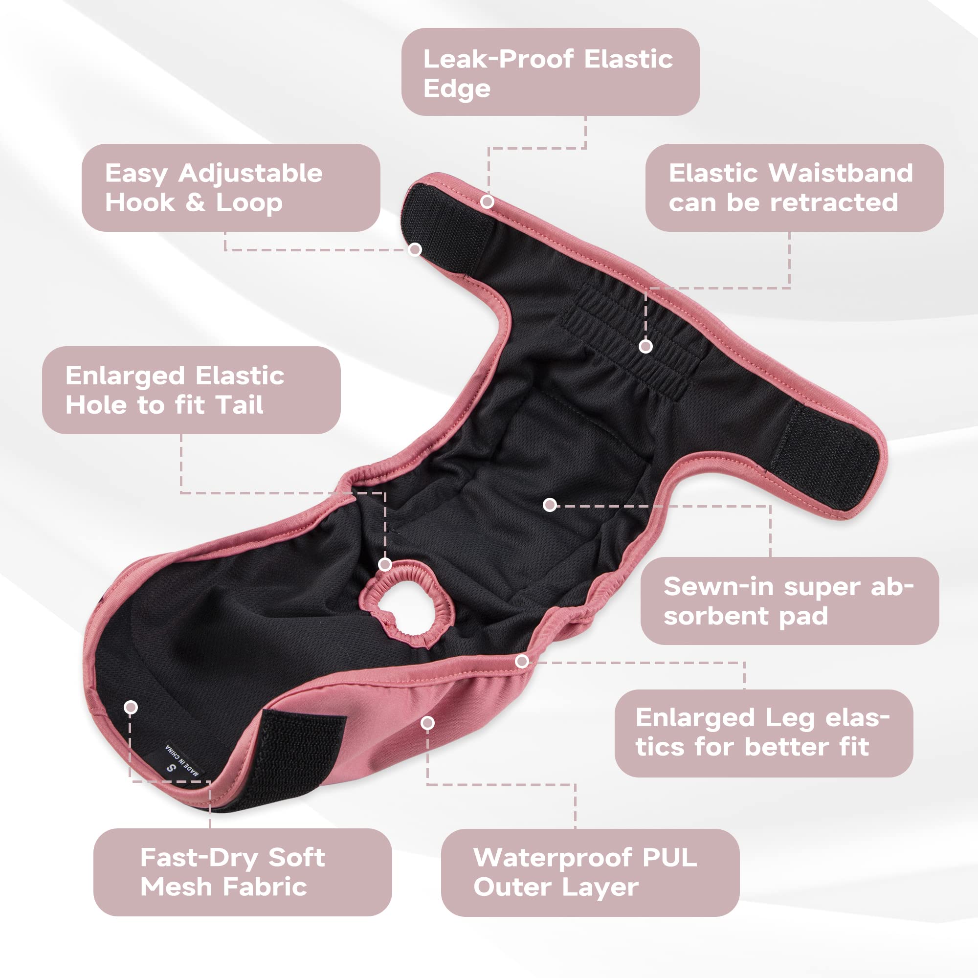 Paw Legend eco-friendly diapers made from recycled polyester for reduced waste.