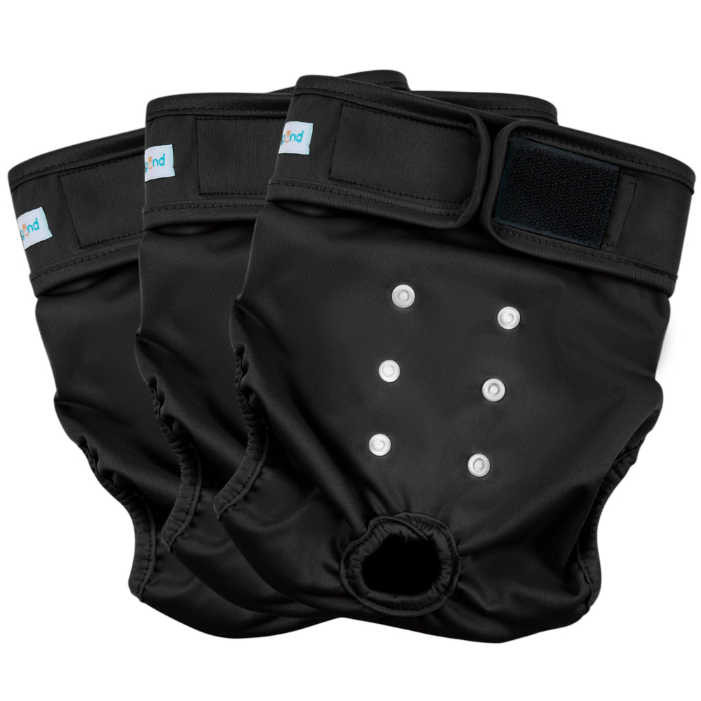 Paw Legend pack 3 dog diapers large for heat and leak prevention.