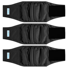 Paw Legend belly band close-up shows soft, absorbent fabric for comfort.