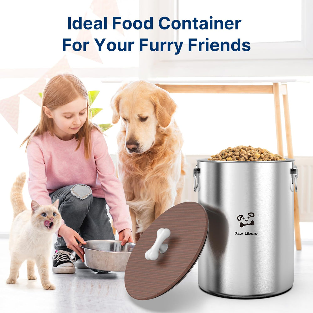 Paw Libero easy-clean stainless surface resists stains and odors.