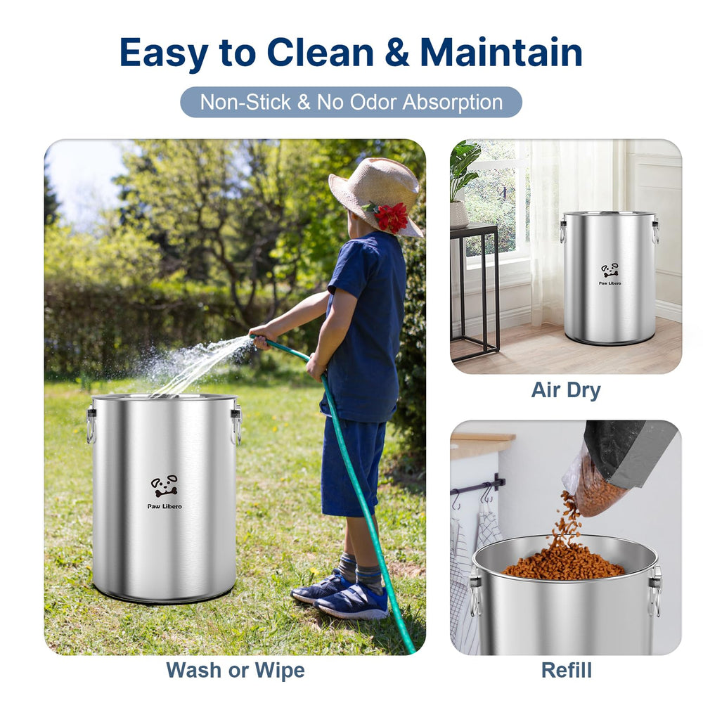 Paw Libero side handles enable easy carrying and pouring.
