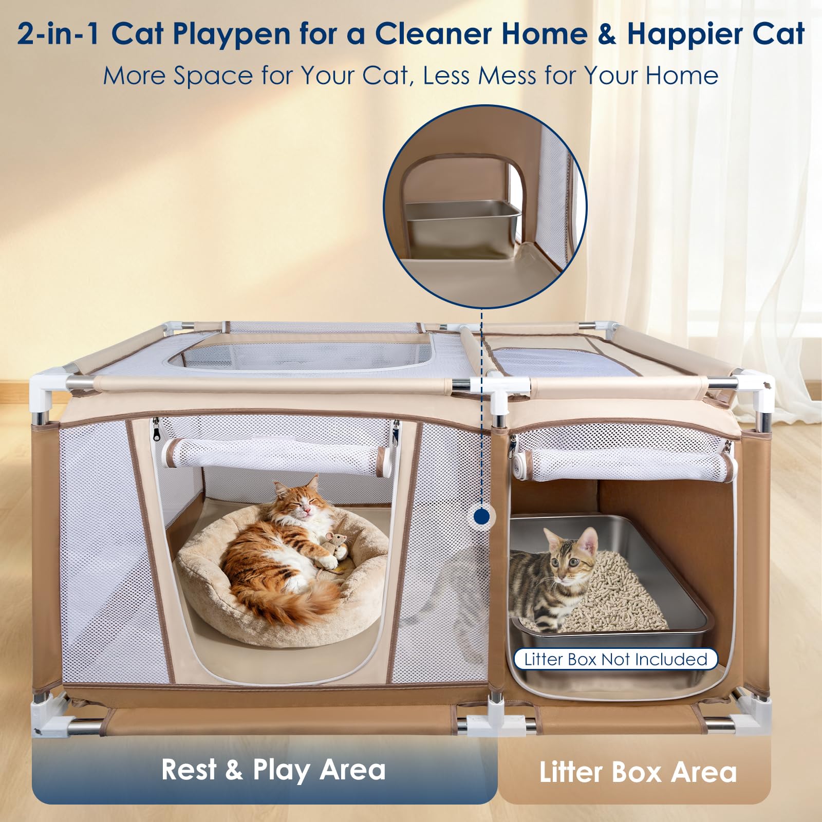 Paw Libero stainless steel frame demonstrates rust-resistant strength for lasting use.