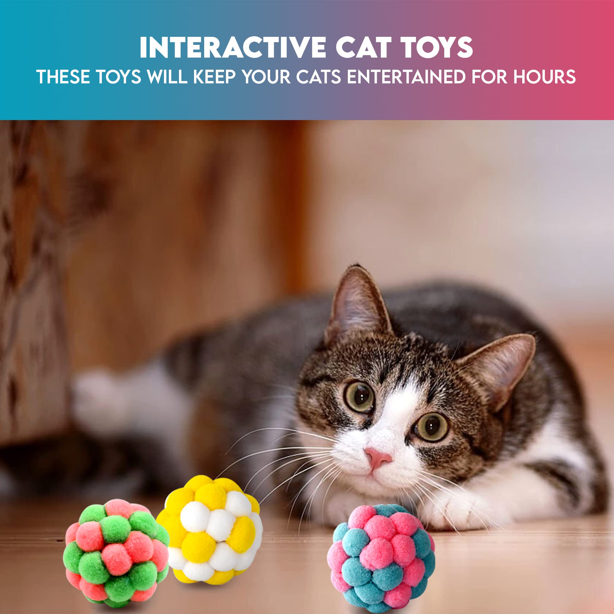 Paw Paw Babe catnip ball keeps indoor cats energized and engaged during play