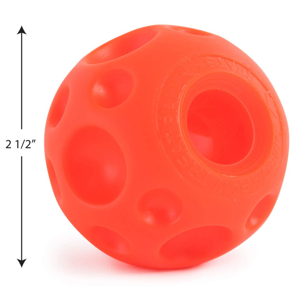 PAW PRINT Omega Paw Tricky Treat Ball Large easy to spot during play.