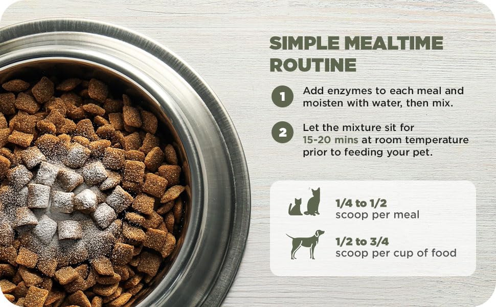 Paw Vitality Pancreatin 10X health benefits illustration highlighting digestion support