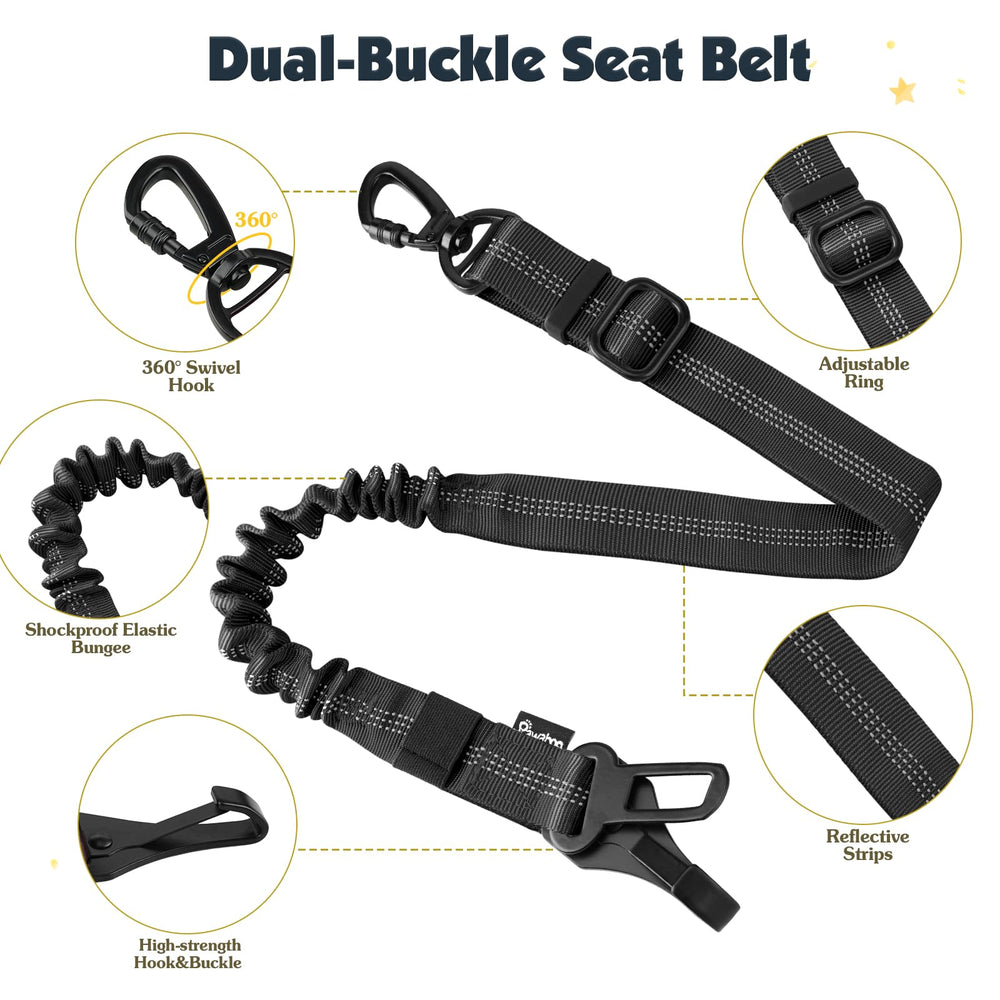 Pawaboo 360-degree swivel hook reduces tangling during rides