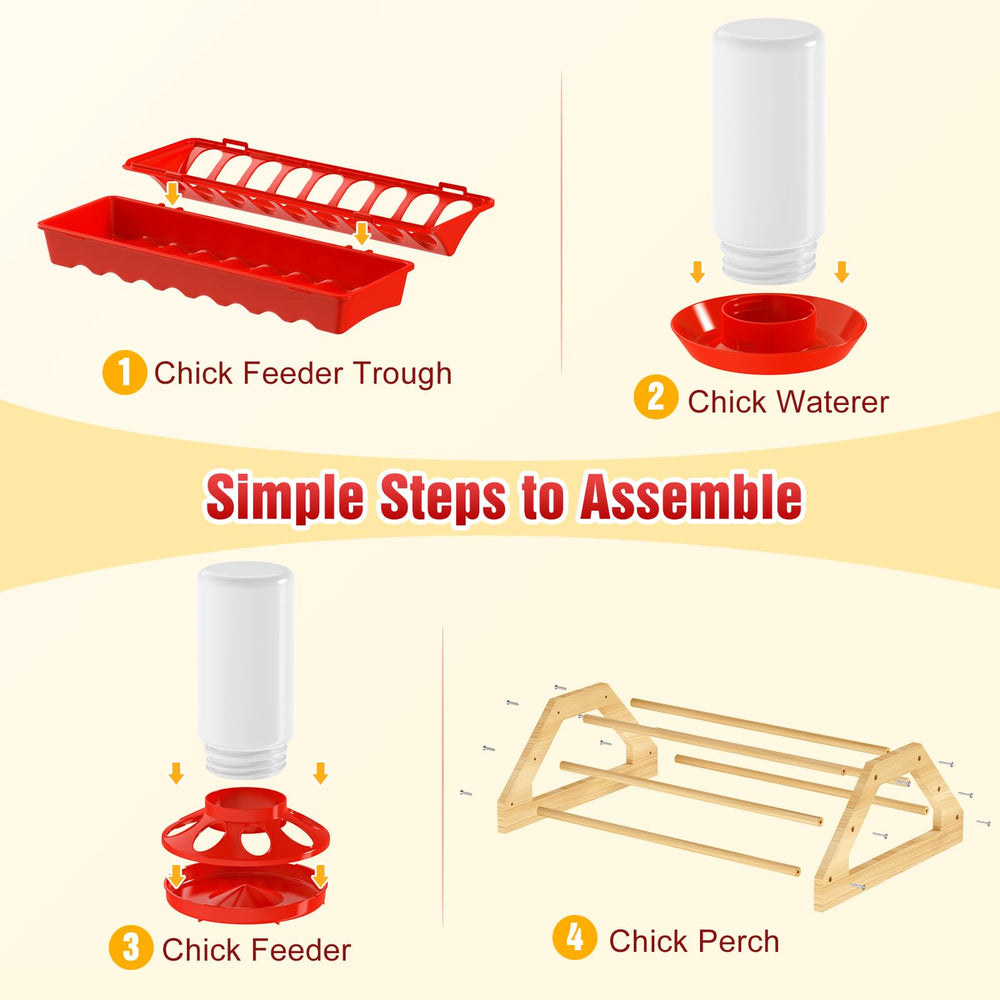 Pawaboo dual-size chick perches fit small and large birds for safe play