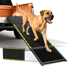 Pawaboo 74inch dog ramp for easy car access and gentle climbs