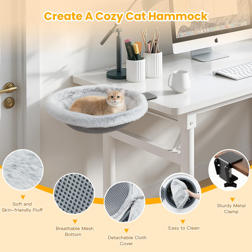 Pawaboo Desk Bed clamp protects table edges with padding