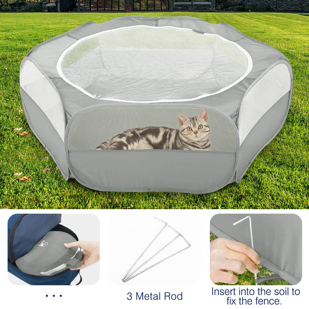 Pawaboo chick brooder pen with ground pegs for stability