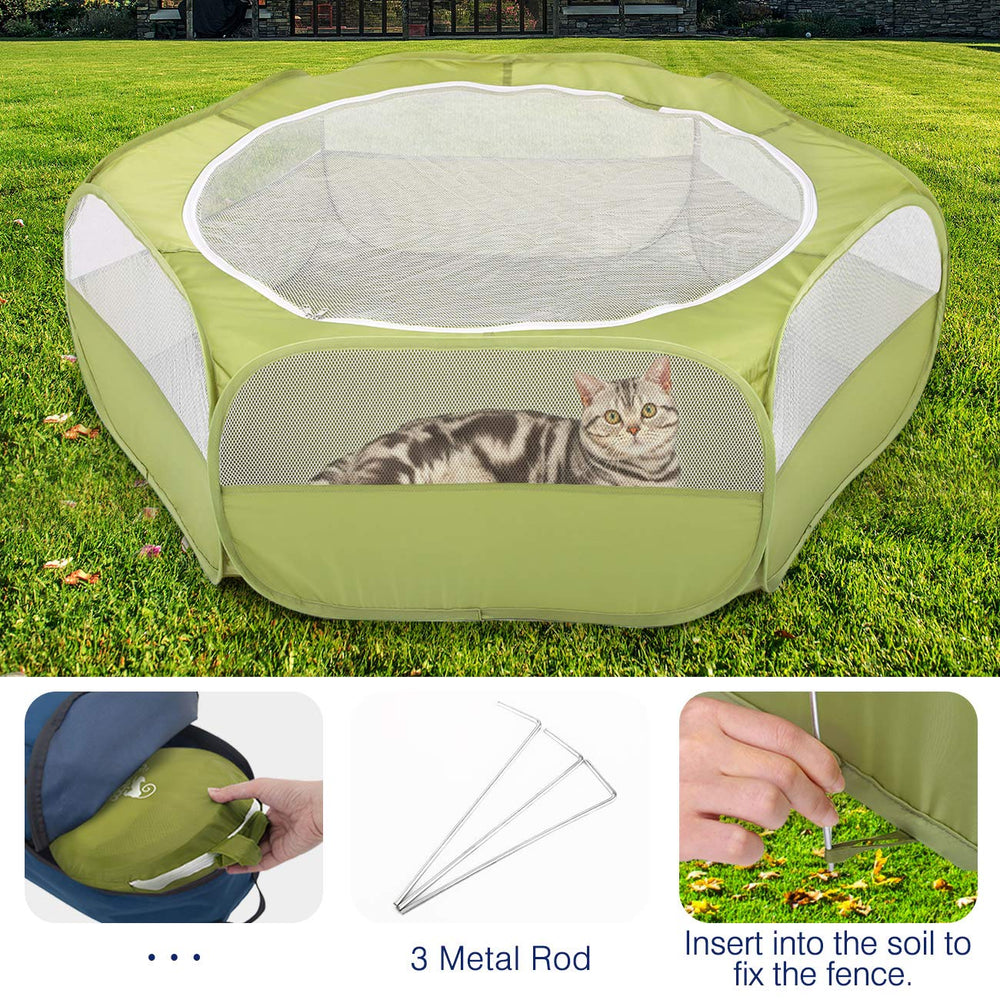 Pawaboo spacious brooder pen extended dimensions accommodate multiple chicks.