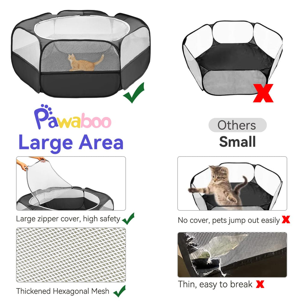 Pawaboo chick brooder pen supports small animals like chicks and bunnies.
