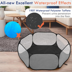 Pawaboo folded compact 11x11 in design for easy transport.