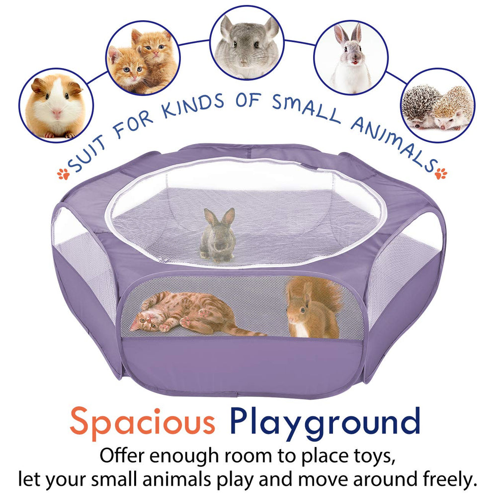 Pawaboo playpen chick brooder capacity supports gentle brooding of chicks and small animals.