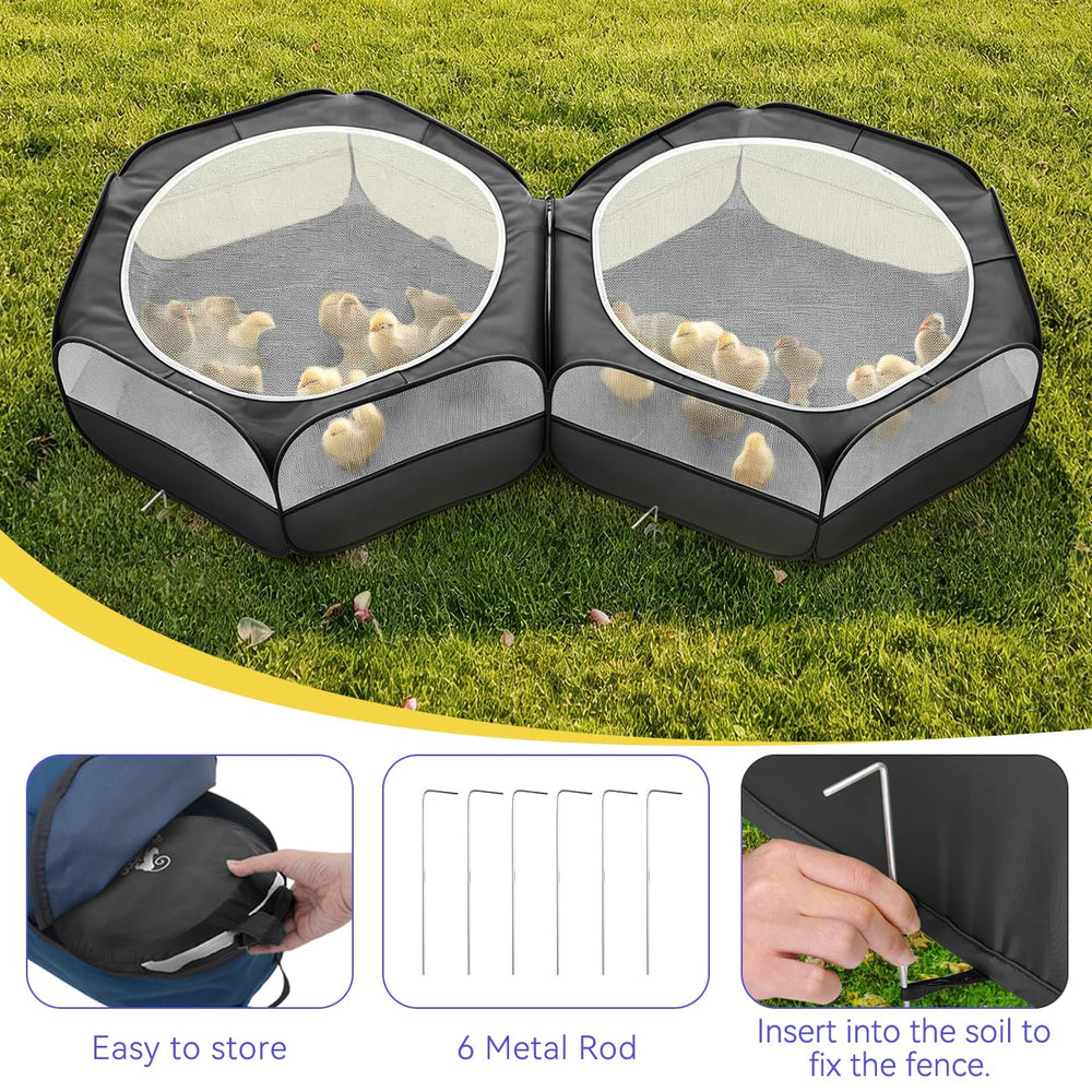 Pawaboo playpen waterproof bottom helps keep floors clean.