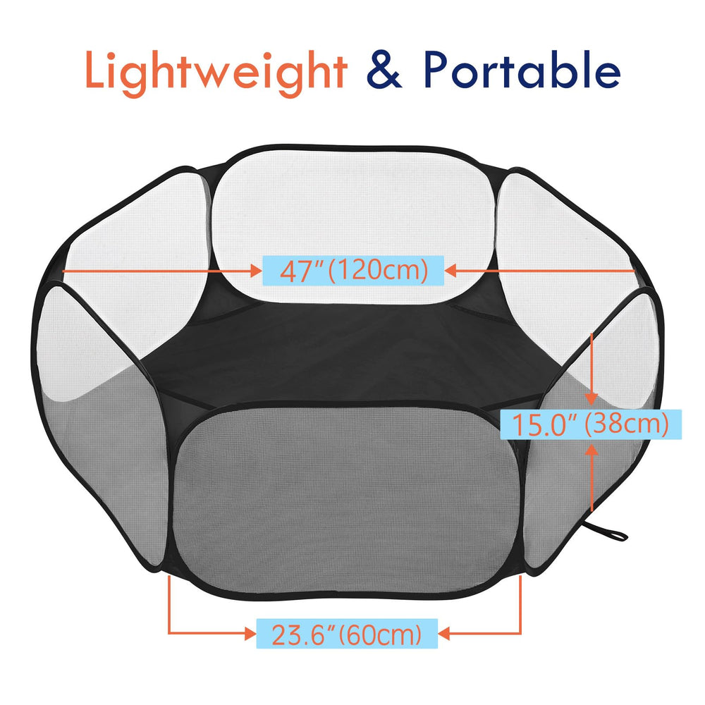 Pawaboo portable outdoor yard pen ideal for patios and yards.