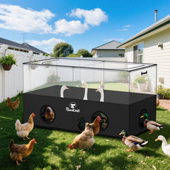 Pawaboo playpen side handles allow easy transport between rooms