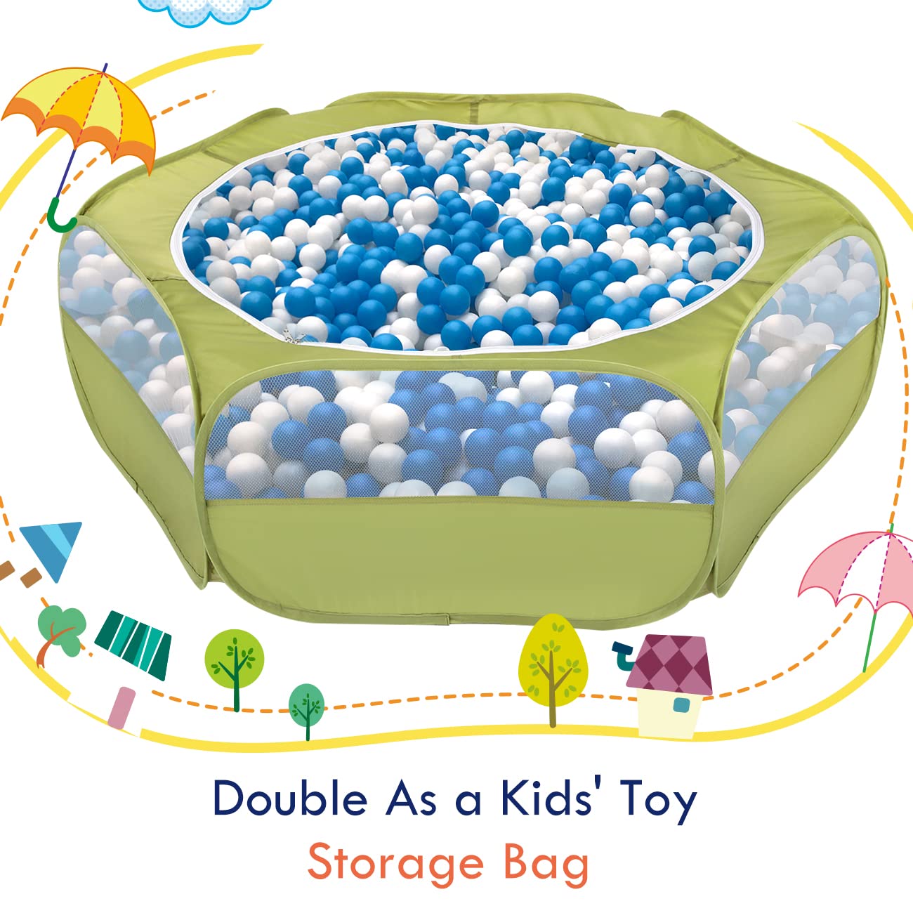 Pawaboo small animals playpen outdoors ready for training or nap time.