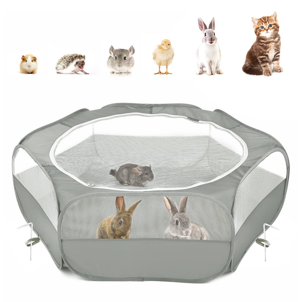 Pawaboo playpen with waterproof cover for outdoor containment
