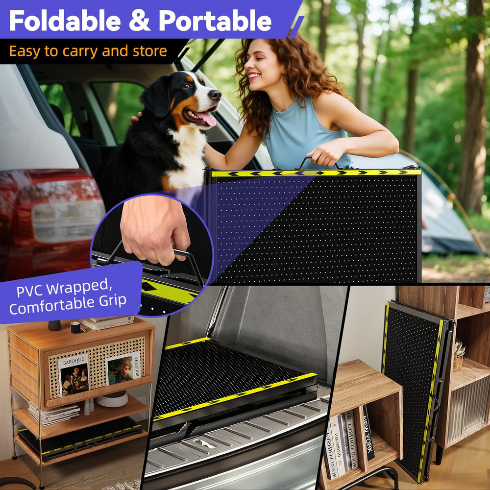 Pawaboo trunk mount system keeps the ramp steady in the vehicle