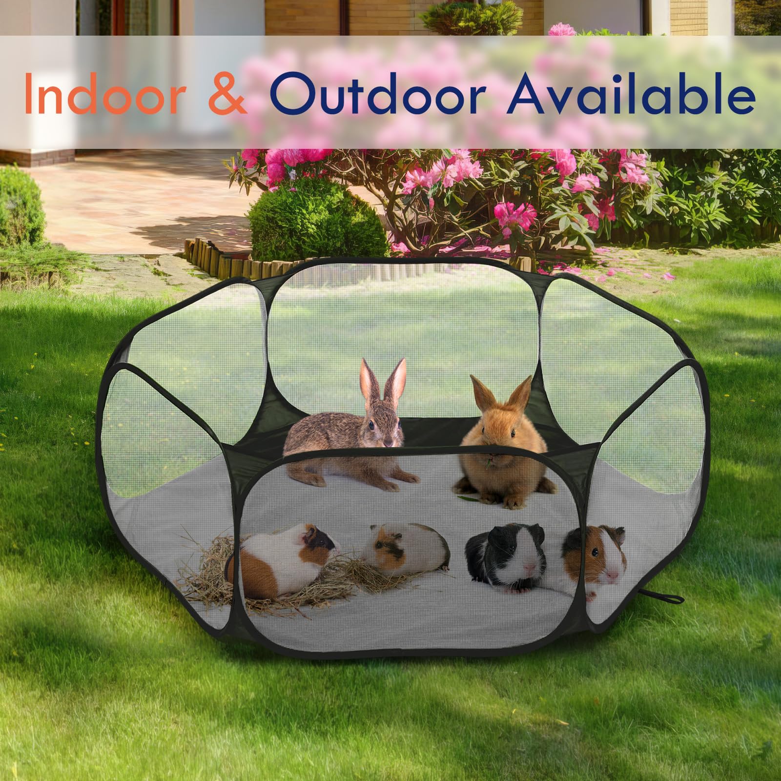Pawaboo unfolded 120cm x 65cm x 38cm provides spacious interior.
