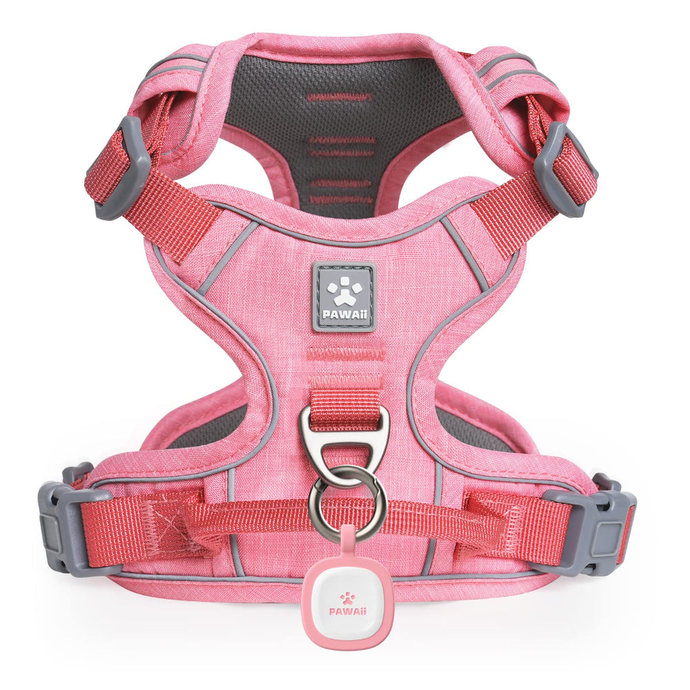 Pawaii No Pull Harness front O-ring aids easy control during daily walks