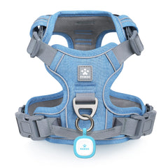 Pawaii No Pull Harness front view with adjustable straps for daily walks