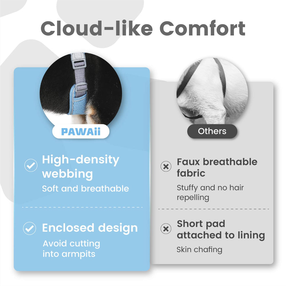 Pawaii Harness reflective strips visible for nighttime safety