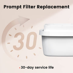 Pawaii NSF-certified filter close-up showing seven-stage filtration.