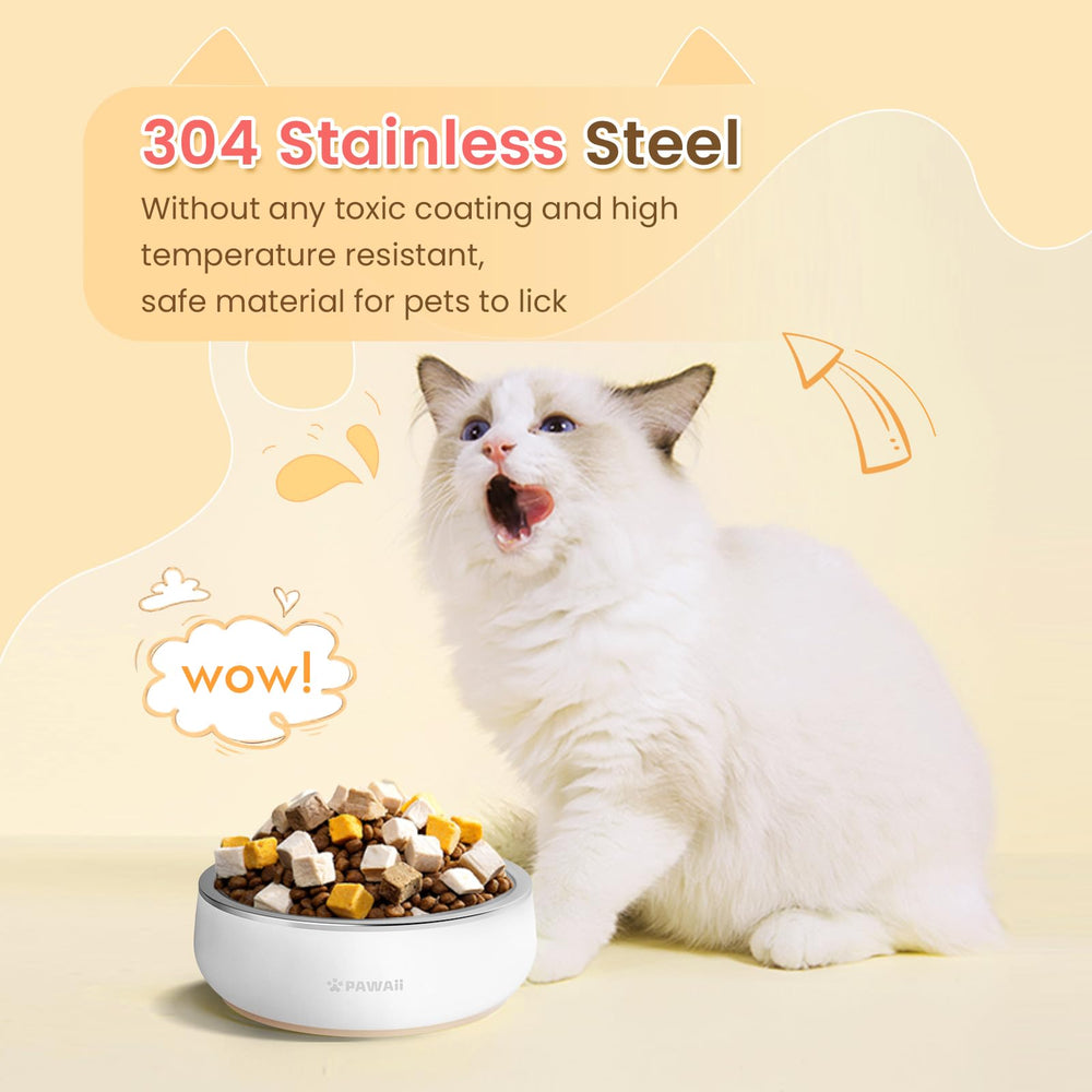 Pawaii bowl with non-slip base for stable feeding