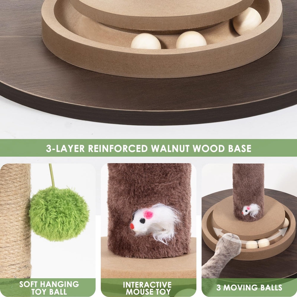 Pawalaya modern-design cat tree, easy to assemble for quick home setup.