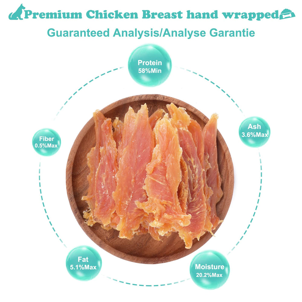 Pawant Chicken Jerky natural ingredients highlight high-protein chicken breast.