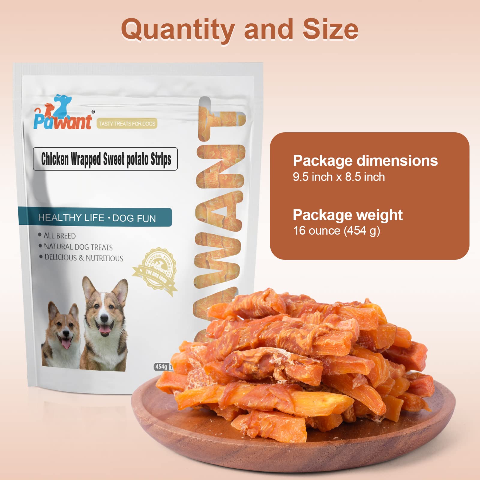 Pawant resealable pack of dog treats keeps freshness.