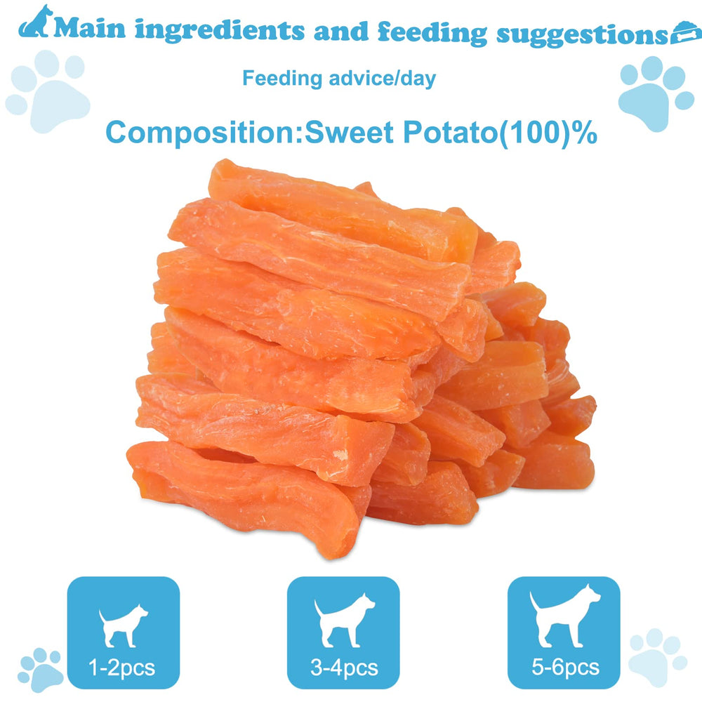Pawant Soft Dog Treats Chicken Sweet Potato Sticks all breeds enjoy a wholesome chew.