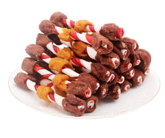 Pawant Triple Flavored Kabobs packaging shows the 1lb bag for training rewards.