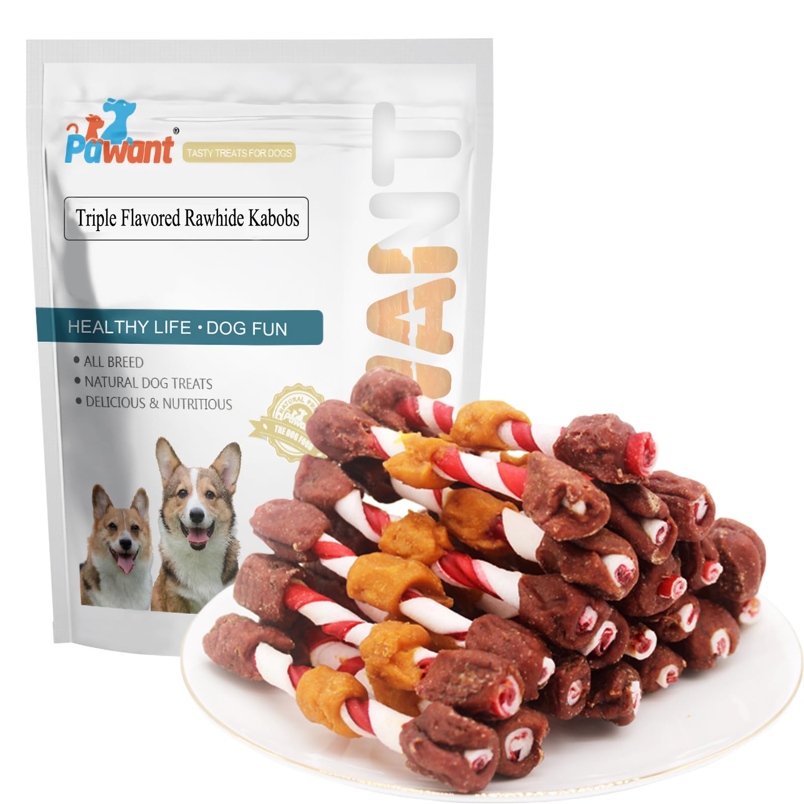 Pawant Twist design close-up highlights multi-textured chew experience.
