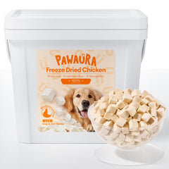 Pawaura free-range chicken treats box highlights premium single-ingredient protein for pets
