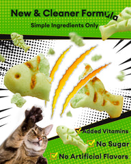 Pawaura low-calorie treats shaped like fish for training.