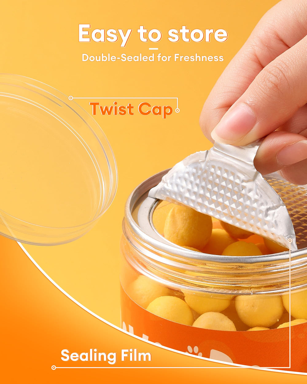 Pawaura packaging with nutrition label, transparent single-ingredient promise.