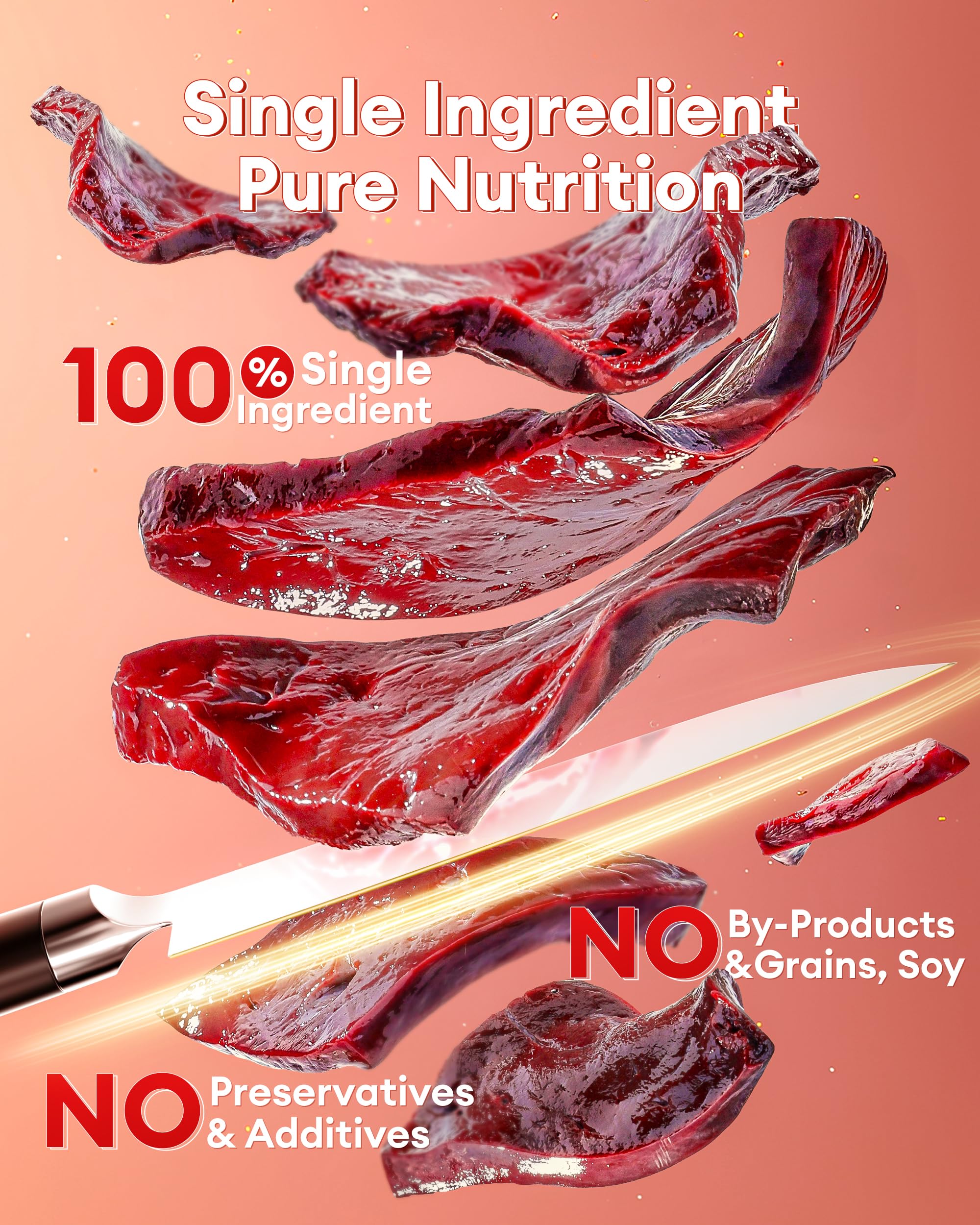 Pawaura single-ingredient beef liver—natural grain-free snack