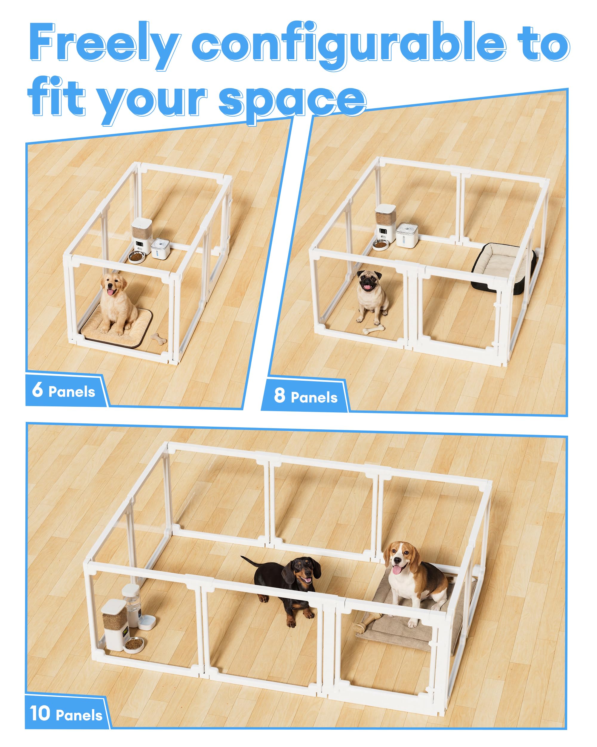 Pawaura Suction-cup stability keeps the enclosure steady on flat surfaces.