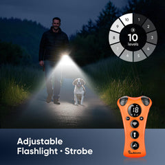 PawBehave 18 dog whistles provide focused recall and behavior cues.