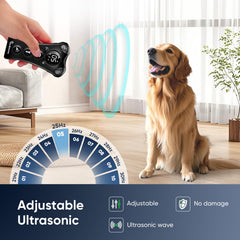 PawBehave unit with side controls for quick frequency adjustments.