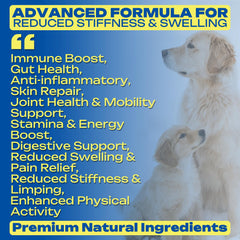 PawBliss omega-3 and collagen support for shiny coat.