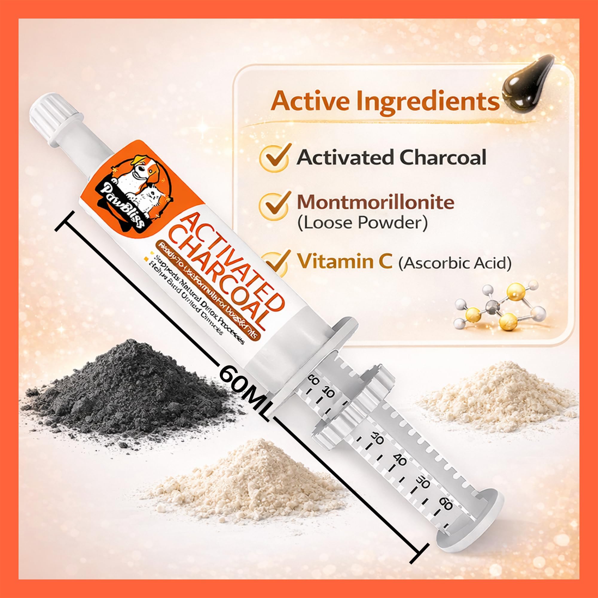 PawBliss ready-to-use, mess-free charcoal formula for simple pet care