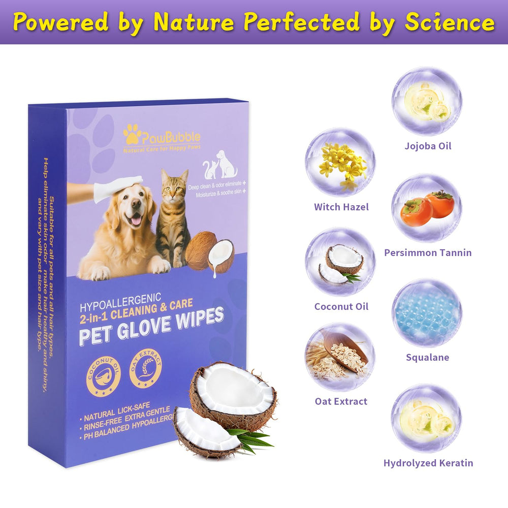 Cat-friendly wipes for delicate areas with fragrance-free, alcohol-free formula