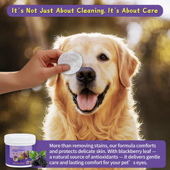 PawBubble Eye Wipes tear stain removal with Blackberry Leaf and mint