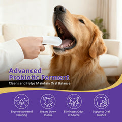 PawBubble probiotic oral-care formula maintains healthy balance in mouths.