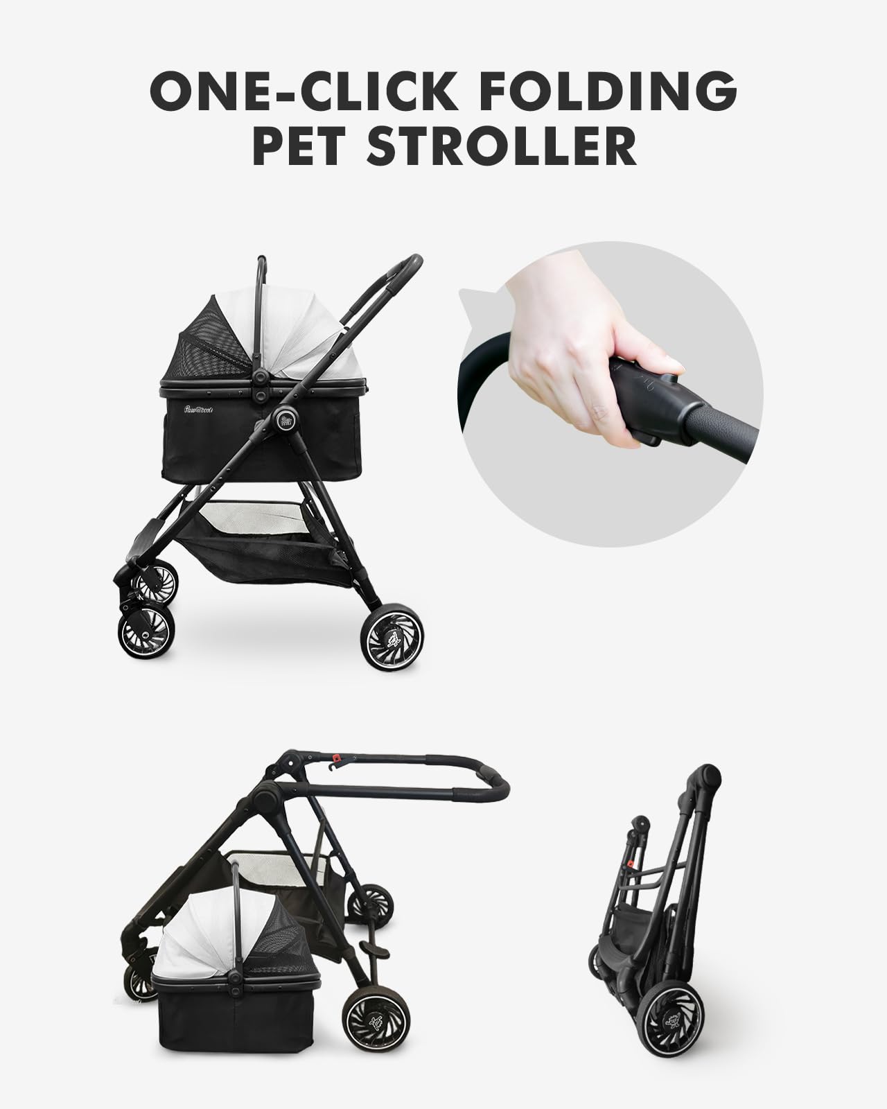 Pawccoli cup holder keeps drinks handy during strolls